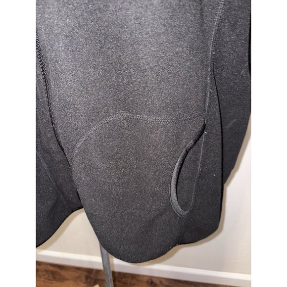 Danskin Now Womens Size 2X Fleece Vest Black Pockets Full Front Zipper - Picture 4 of 6